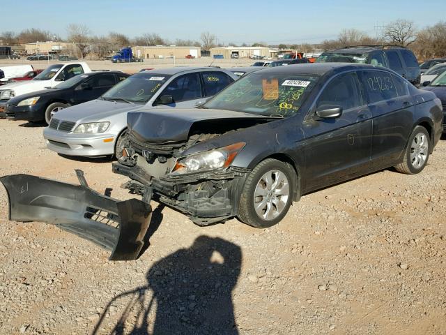 JHMCP26778C038360 - 2008 HONDA ACCORD EX GRAY photo 2