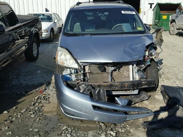 5TDZA23C74S157761 - 2004 TOYOTA SIENNA CE SILVER photo 9