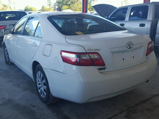 4T1BE46K89U871370 - 2009 TOYOTA CAMRY BASE WHITE photo 3