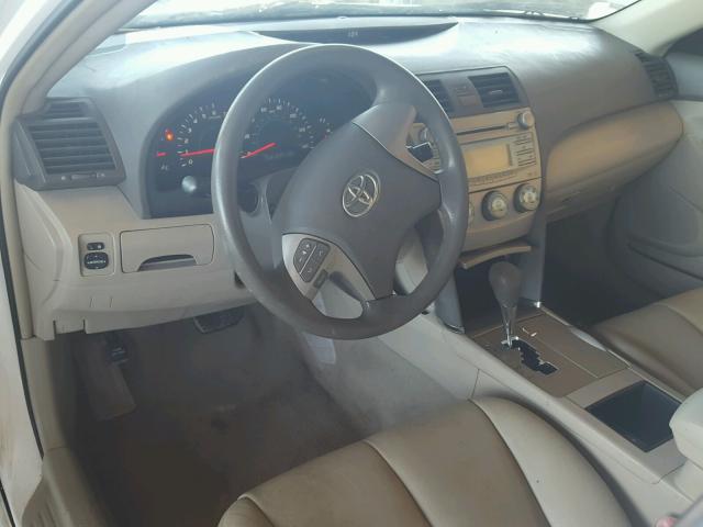 4T1BE46K89U871370 - 2009 TOYOTA CAMRY BASE თეთრი ფოტო 9