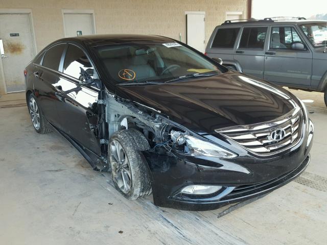 5NPEC4AB4DH735058 - 2013 HYUNDAI SONATA SE BLACK photo 1