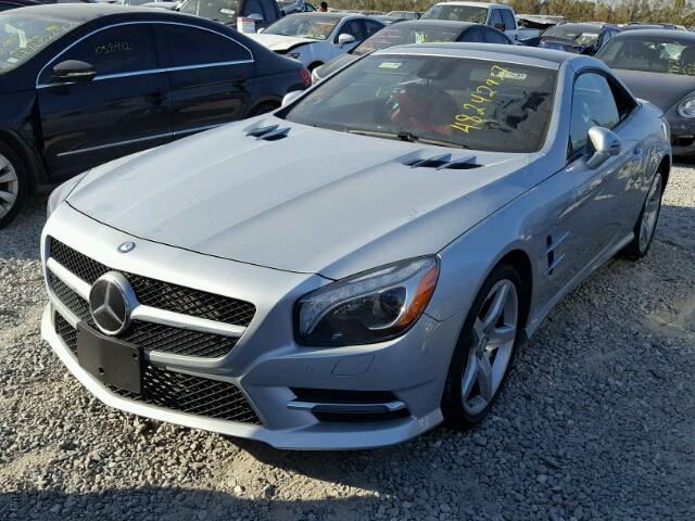 WDDJK7DA6EF024047 - 2014 MERCEDES-BENZ SL 550 SILVER photo 2