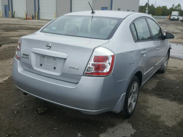 3N1AB61E27L662934 - 2007 NISSAN SENTRA 2.0 SILVER photo 4