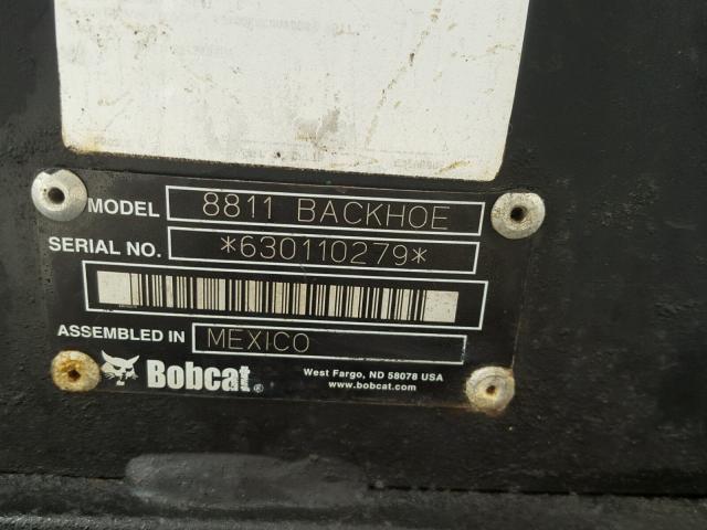 630110279 - 2006 BOBCAT MINI BUCKT WHITE photo 10