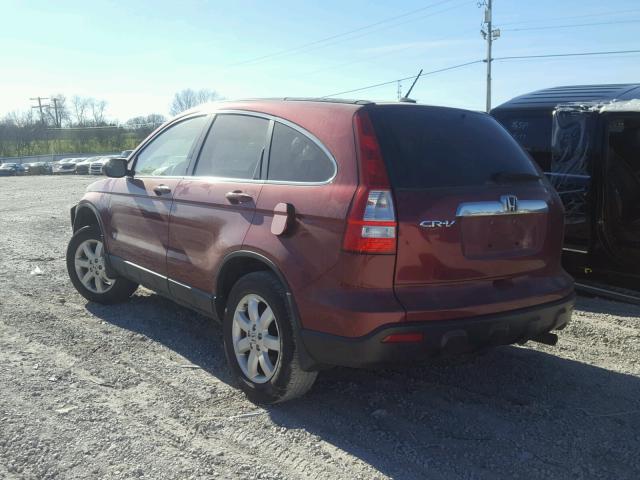 5J6RE48748L036358 - 2008 HONDA CR-V EXL RED photo 3