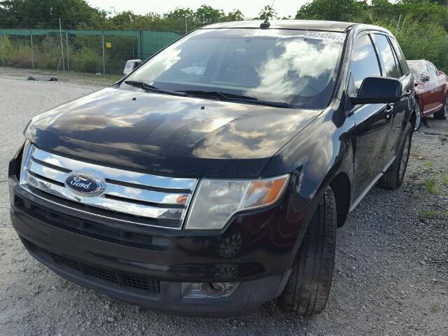 2FMDK39C07BB69112 - 2007 FORD EDGE SEL P BLACK photo 2