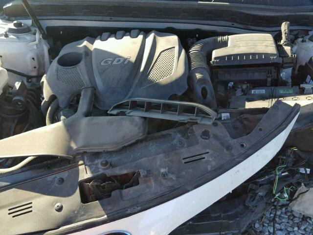 KNAGM4A79F5647334 - 2015 KIA OPTIMA LX WHITE photo 7