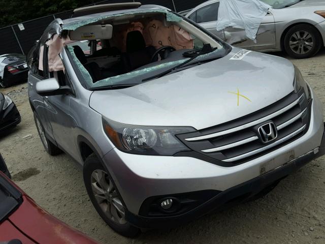 2HKRM4H7XCH622567 - 2012 HONDA CR-V EXL SILVER photo 1