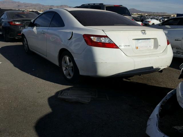 2HGFG12697H534098 - 2007 HONDA CIVIC LX WHITE photo 3