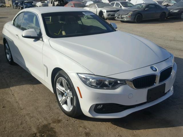 WBA3V5C5XF5A79174 - 2015 BMW 428 I WHITE photo 1