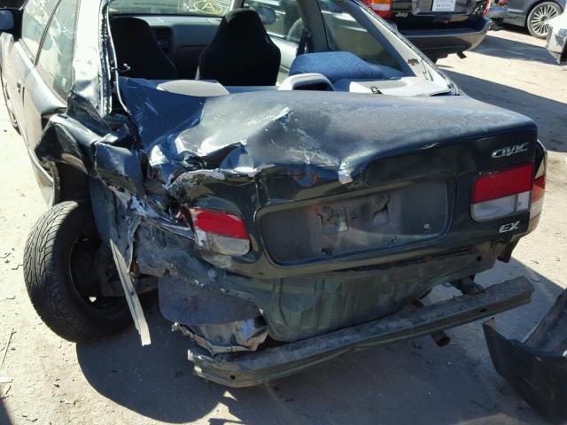 1HGEJ8241YL087078 - 2000 HONDA CIVIC EX მწვანე ფოტო 9