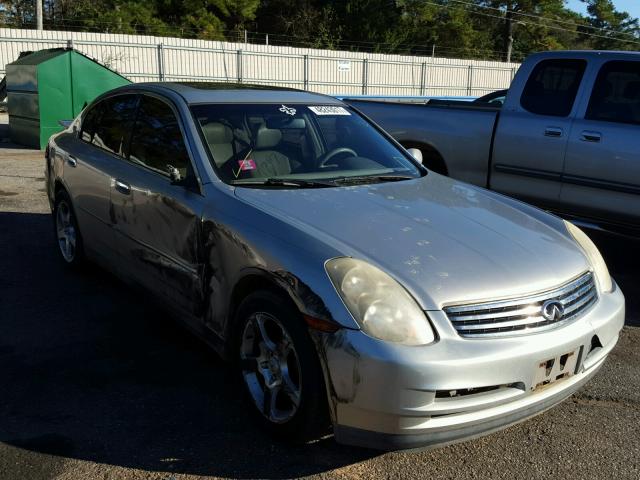 JNKCV51E23M009400 - 2003 INFINITI G35 SILVER photo 1