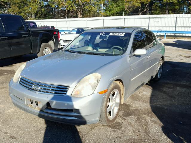 JNKCV51E23M009400 - 2003 INFINITI G35 SILVER photo 2