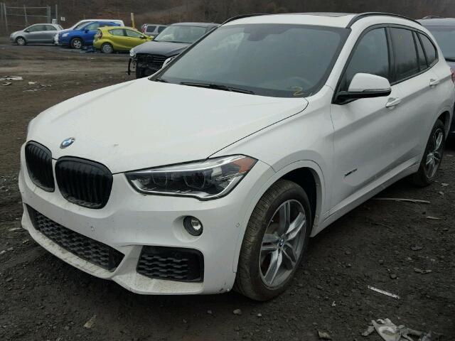 WBXHT3C34H5F72436 - 2017 BMW X1 XDRIVE2 WHITE photo 2