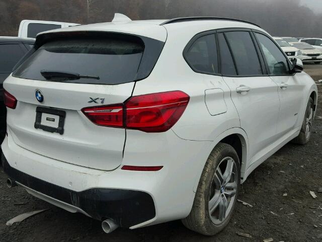 WBXHT3C34H5F72436 - 2017 BMW X1 XDRIVE2 WHITE photo 4