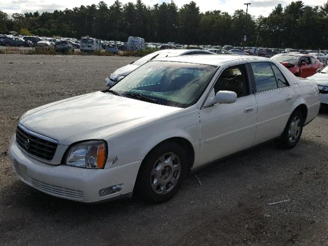 1G6KE57Y82U189725 - 2002 CADILLAC DEVILLE DH WHITE photo 2