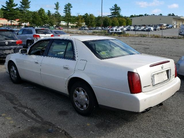 1G6KE57Y82U189725 - 2002 CADILLAC DEVILLE DH WHITE photo 3