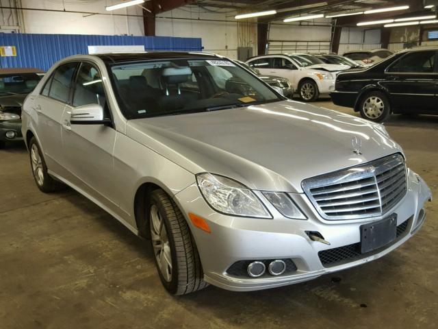 WDDHF8HB6AA129075 - 2010 MERCEDES-BENZ E 350 4MAT SILVER photo 1