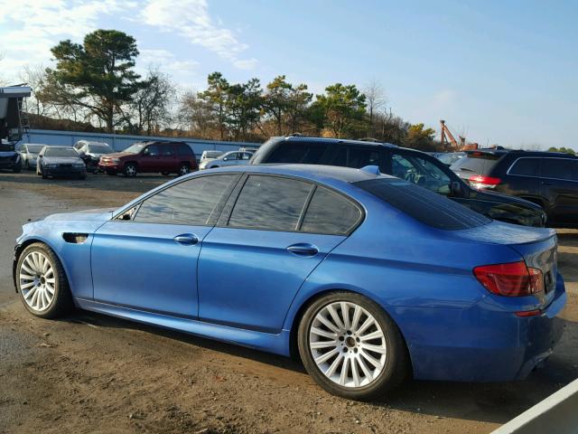 WBSFV9C53ED097582 - 2014 BMW M5 BLUE photo 3