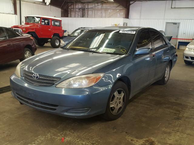 4T1BF30K73U547365 - 2003 TOYOTA CAMRY LE BLUE photo 2