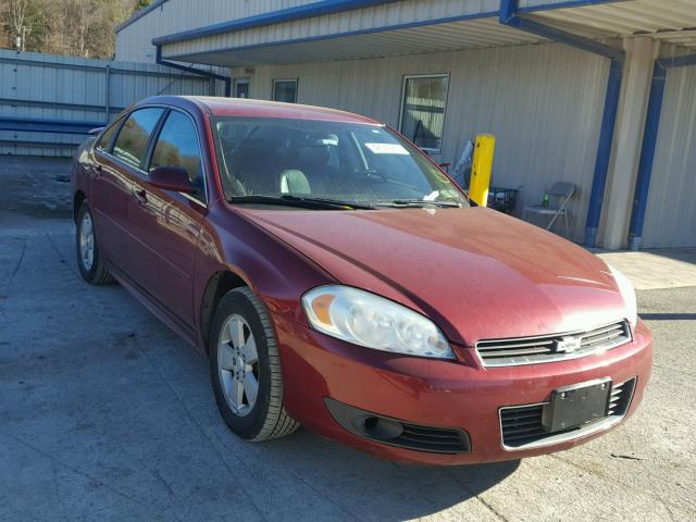 2G1WB5EN7A1140857 - 2010 CHEVROLET IMPALA LT RED photo 1