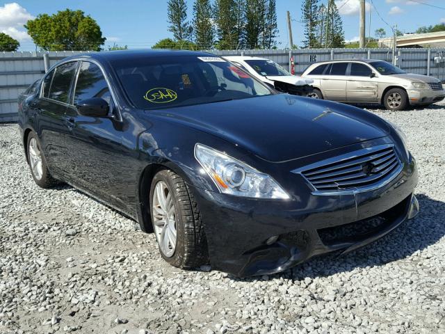 JN1CV6AP5DM724166 - 2013 INFINITI G37 BASE BLACK photo 1