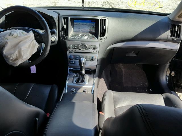 JN1CV6AP5DM724166 - 2013 INFINITI G37 BASE BLACK photo 9