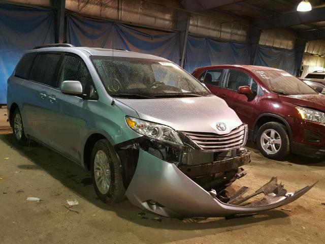 5TDYK3DCXCS235042 - 2012 TOYOTA SIENNA XLE RED photo 1