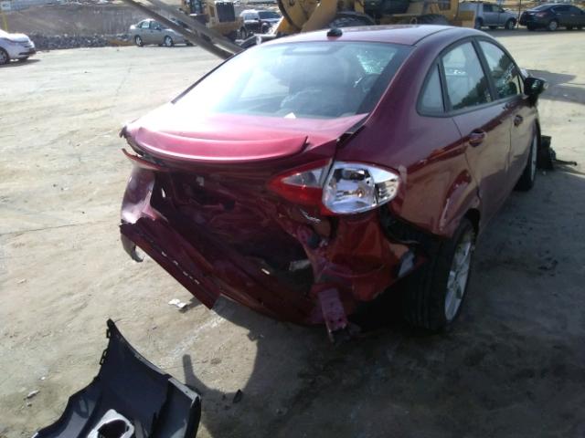 3FADP4BJ9FM219366 - 2015 FORD FIESTA SE RED photo 4