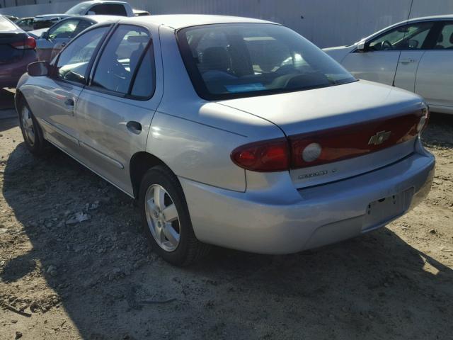 1G1JF52F047260566 - 2004 CHEVROLET CAVALIER L SILVER photo 3