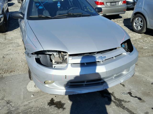 1G1JF52F047260566 - 2004 CHEVROLET CAVALIER L SILVER photo 9