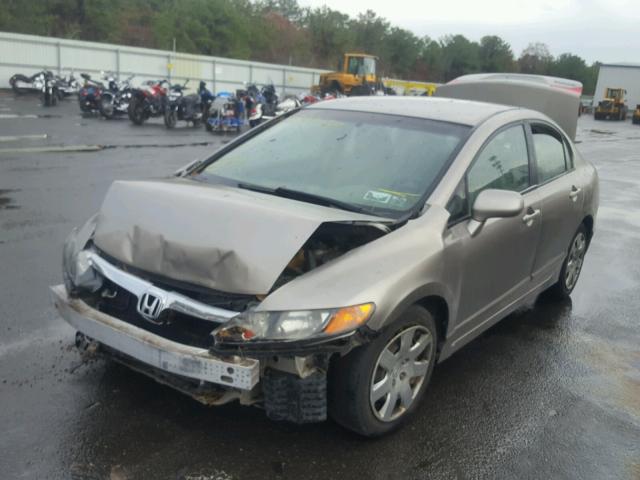 1HGFA16546L002133 - 2006 HONDA CIVIC LX GOLD photo 2