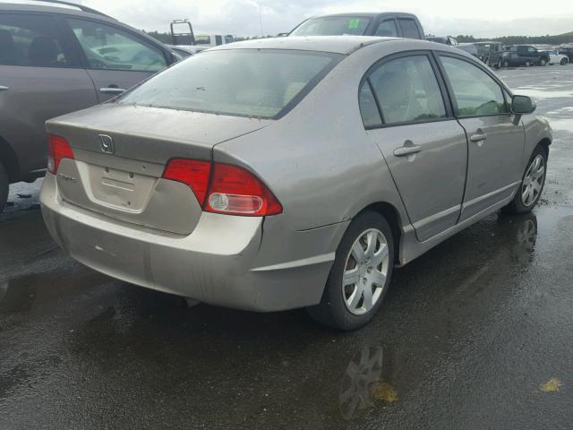 1HGFA16546L002133 - 2006 HONDA CIVIC LX GOLD photo 4