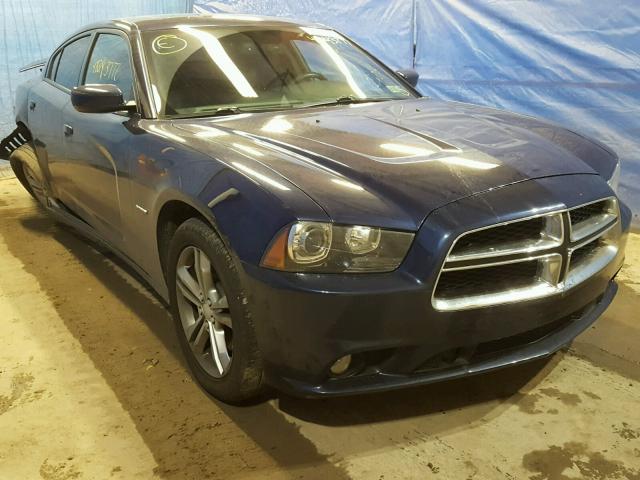 2C3CDXDT0EH115073 - 2014 DODGE CHARGER R/ BLUE photo 1