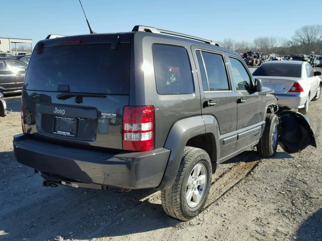 1J4PN2GK8BW555761 - 2011 JEEP LIBERTY SP GRAY photo 4