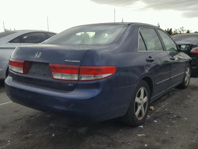 JHMCM55613C057885 - 2003 HONDA ACCORD EX BLUE photo 4