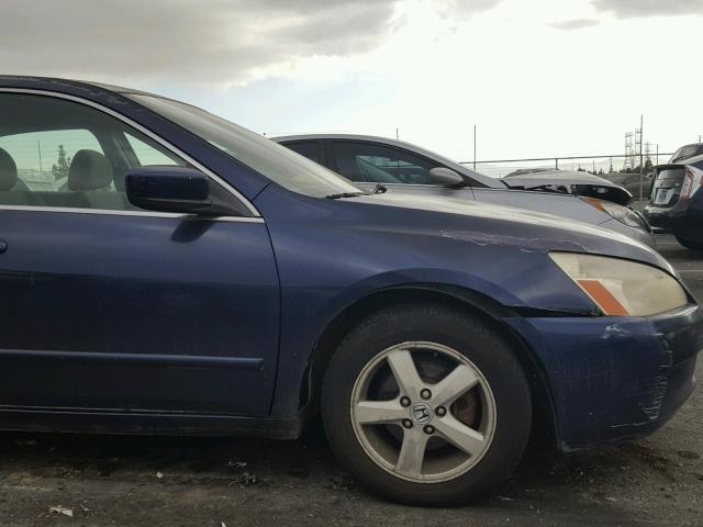 JHMCM55613C057885 - 2003 HONDA ACCORD EX BLUE photo 9