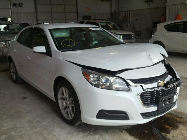 1G11C5SL6FU151757 - 2015 CHEVROLET MALIBU 1LT WHITE photo 1