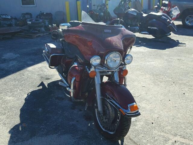 1HD1FC415AB664113 - 2010 HARLEY-DAVIDSON FLHTCU MAROON photo 1