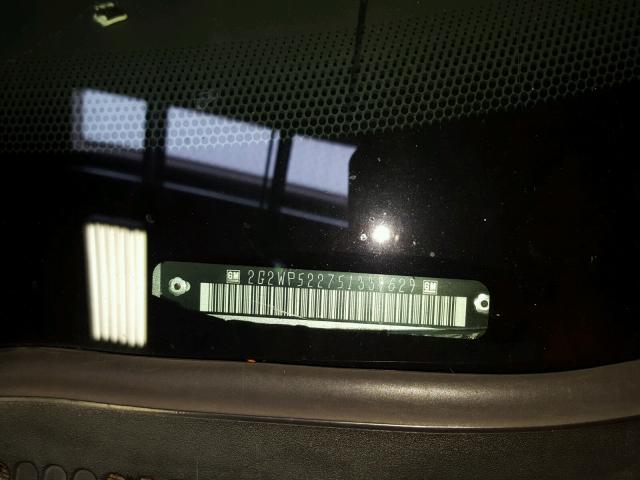 2G2WP522751339629 - 2005 PONTIAC GRAND PRIX Արծաթագույն լուսանկար 10