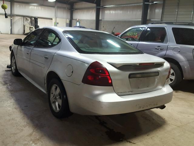 2G2WP522751339629 - 2005 PONTIAC GRAND PRIX Արծաթագույն լուսանկար 3