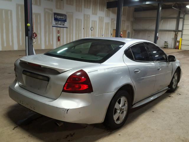 2G2WP522751339629 - 2005 PONTIAC GRAND PRIX Արծաթագույն լուսանկար 4
