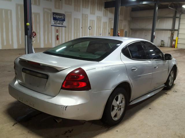 2G2WP522751339629 - 2005 PONTIAC GRAND PRIX SILVER photo 4