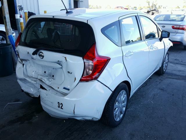 3N1CE2CP9GL399901 - 2016 NISSAN VERSA NOTE WHITE photo 4