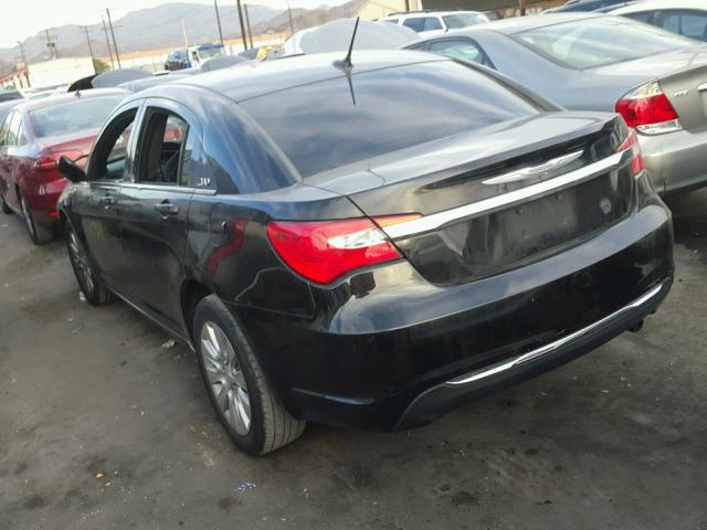 1C3CCBAB3EN125248 - 2014 CHRYSLER 200 LX BLACK photo 3