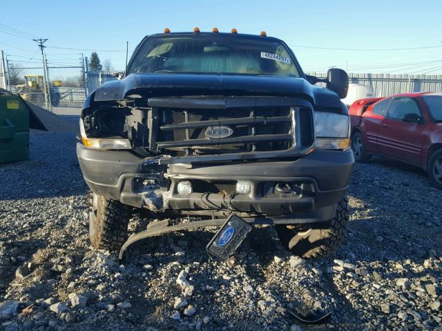 1FTWW33PX4EB91258 - 2004 FORD F350 SUPER BLACK photo 9