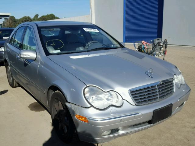 WDBRF81JX3F386468 - 2003 MERCEDES-BENZ C 240 4MAT SILVER photo 1