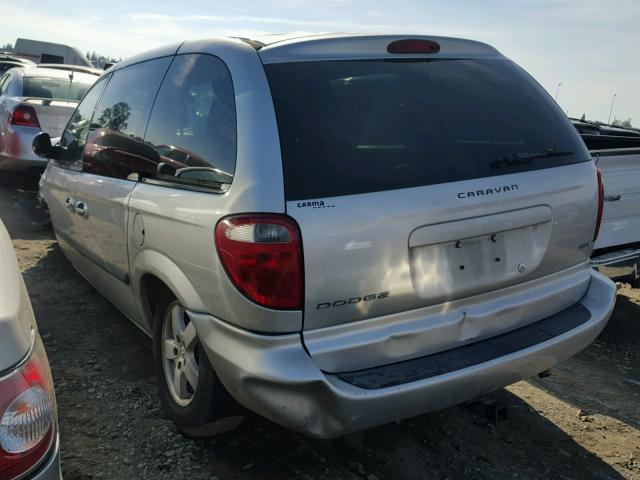 1D4GP45R16B739094 - 2006 DODGE CARAVAN SX SILVER photo 3