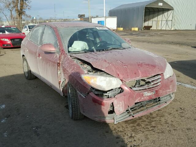 KMHDU4BD2AU994542 - 2010 HYUNDAI ELANTRA BL RED photo 1