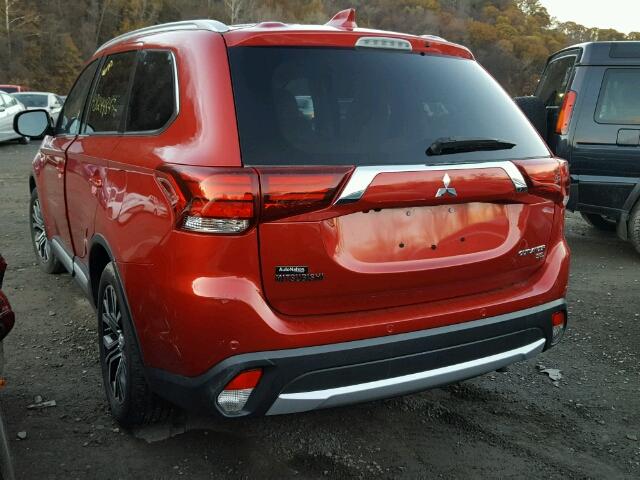 JA4AD3A35HZ002086 - 2017 MITSUBISHI OUTLANDER RED photo 3